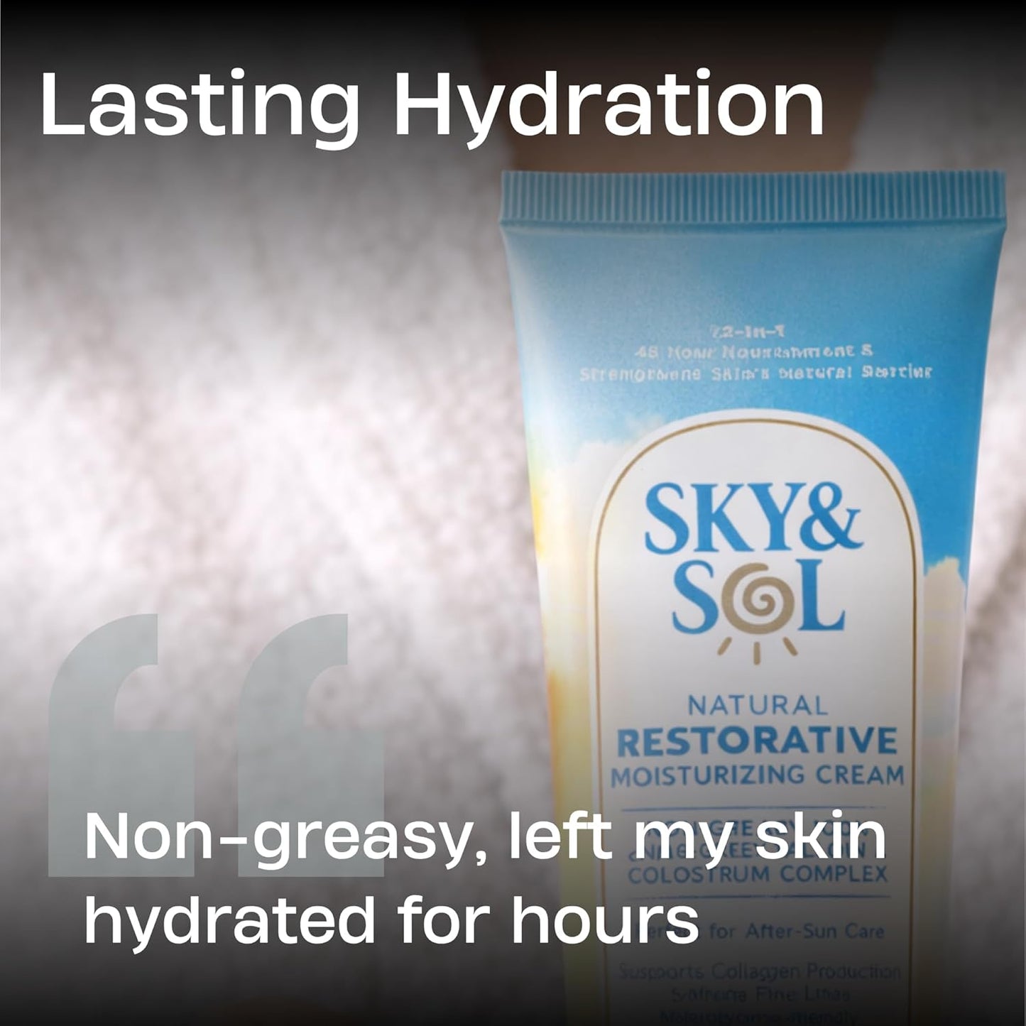Sky and Sol Everything Cream | 100% Grass Fed Beef Tallow Moisturizer for Face and Body | Day & Night Skincare | Safe Natural Edible-Grade Ingredients | After-Sun Care | All Skin Types | 3 oz